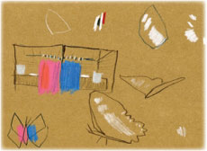 Field sketch, Kate Foster